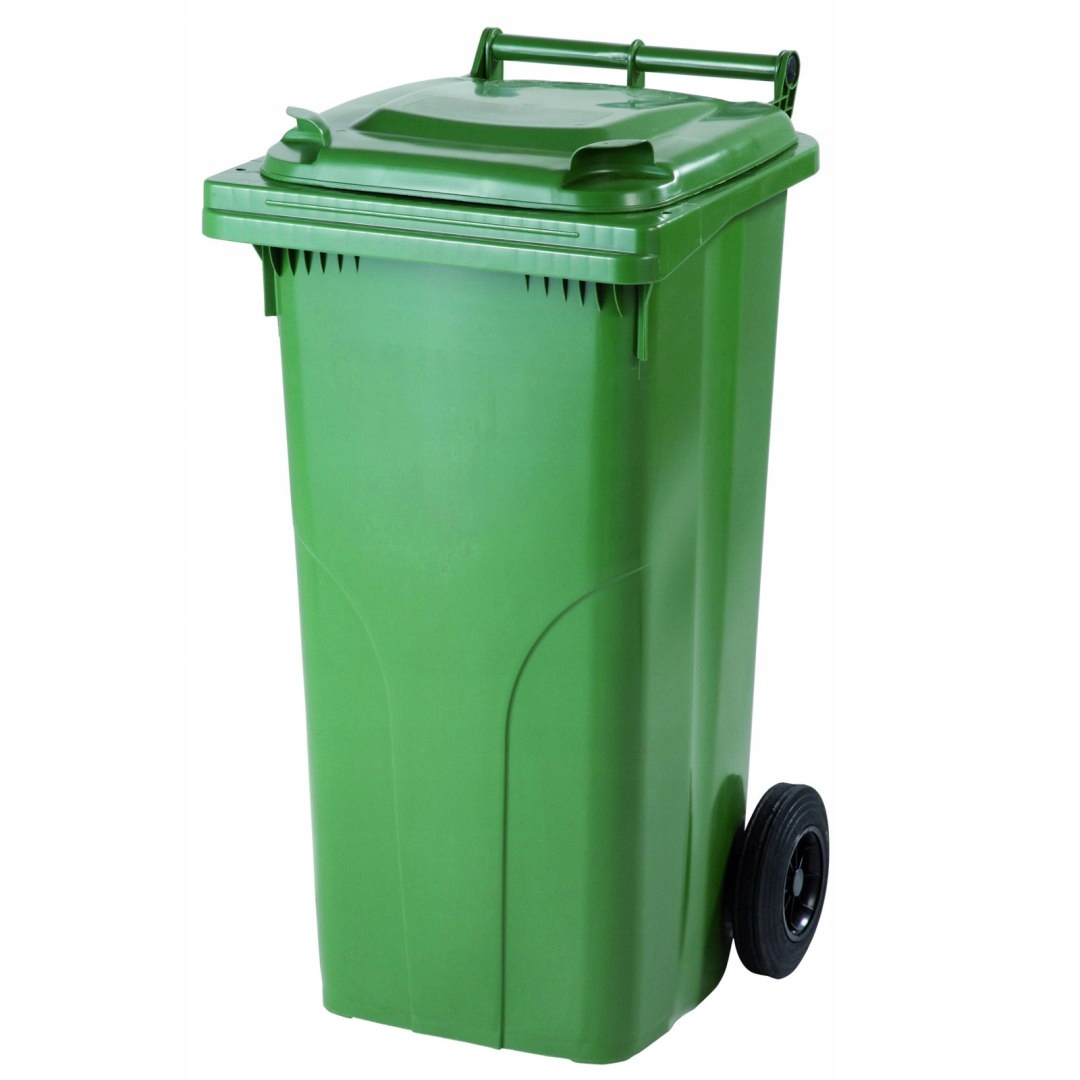 Levně Nádoba Na Odpadky S Atesty Europlast Rakousko Zelená 120L