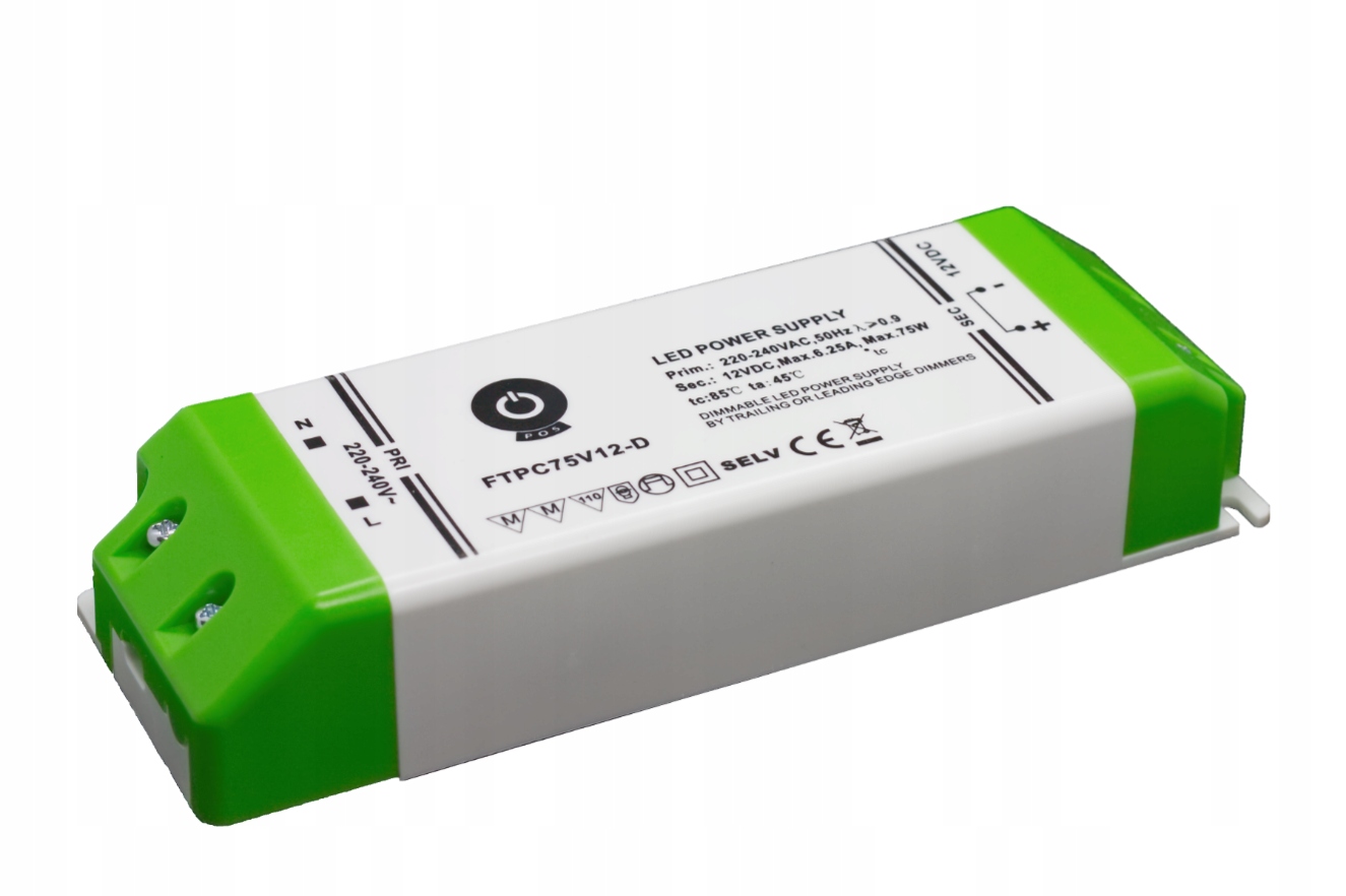 Nábytkový napájecí zdroj pro Led 24V 75W