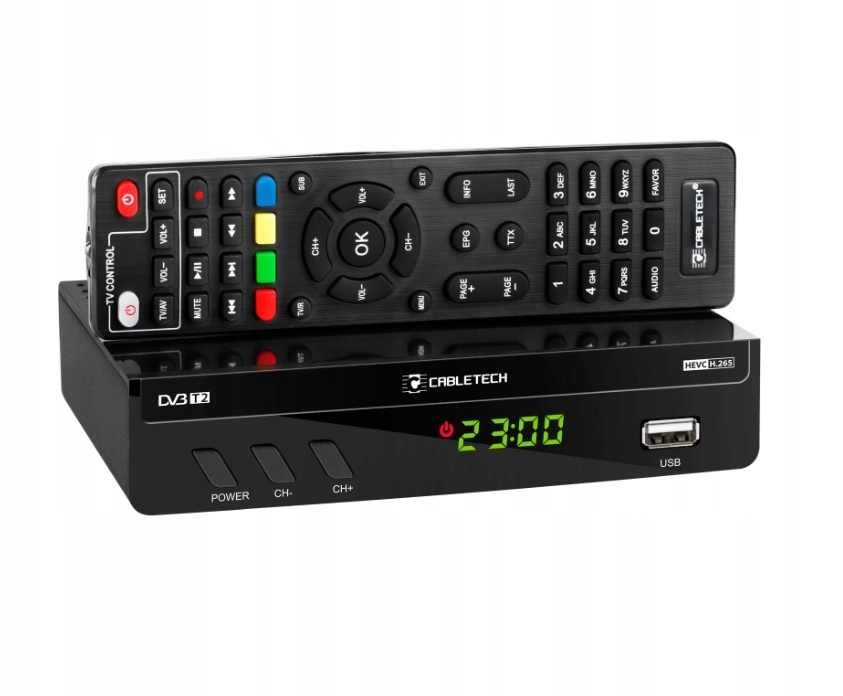 Tuner Dvb- T/ C Hevc H. 265 10bit Cabletech Cabletech