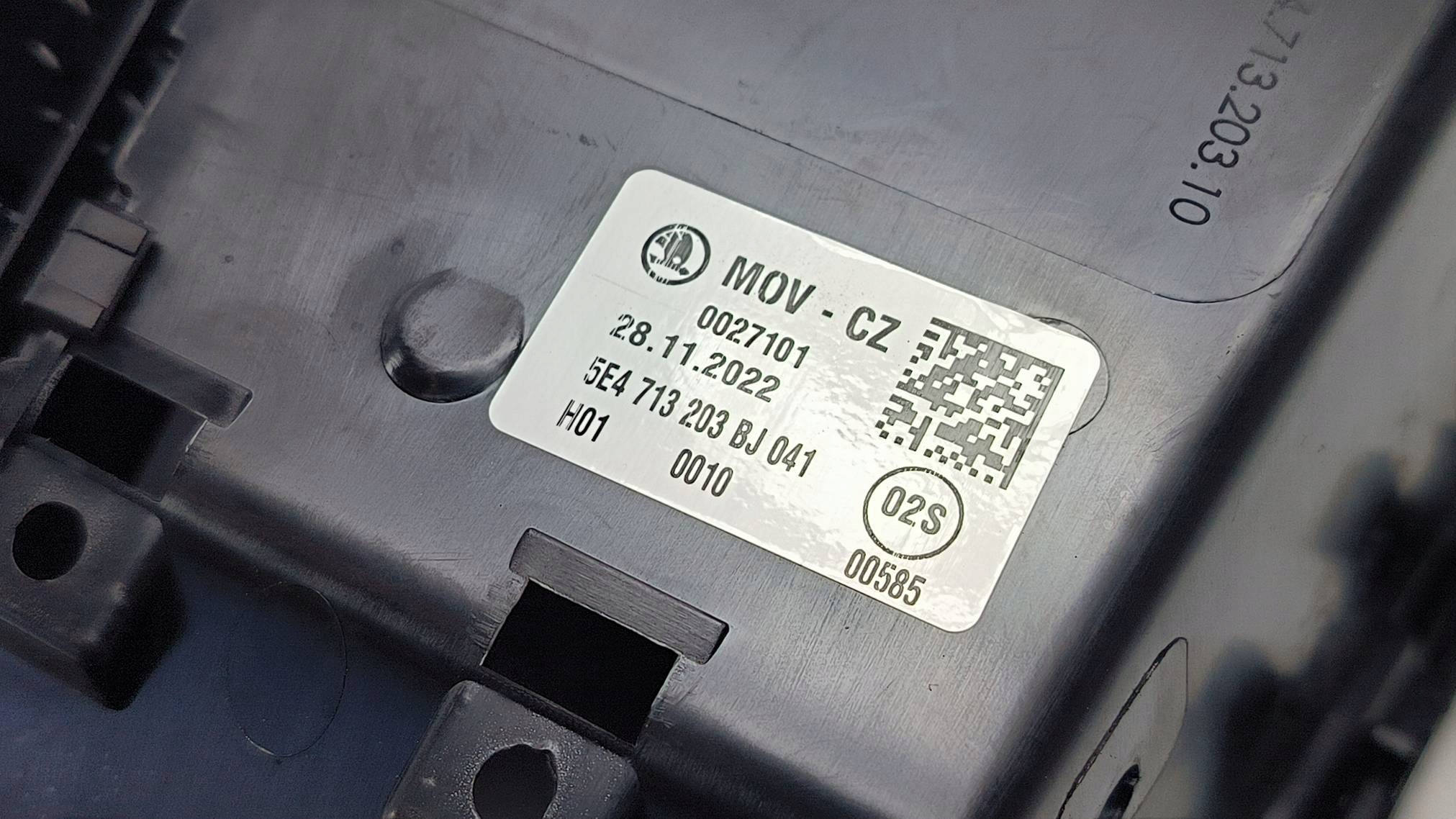 lever switch changes of the gear 5E4713203BJ SKODA OCTAVIA IV
