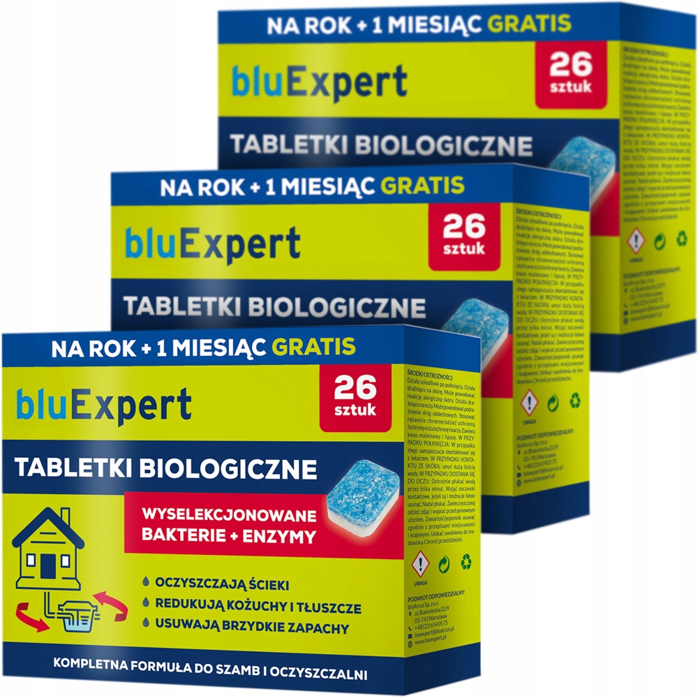 

78 Sztuk tabletki bakterie do szamb i oczyszczalni