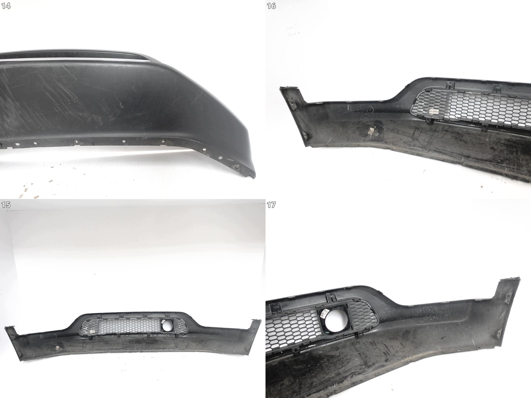 JEEP COMPASS II 2 MP 552 16-20 SPOILER grid front prekladgrill W bumper front