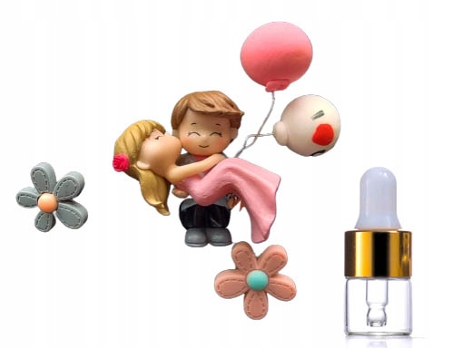 Para Zapach Perfumy Dekoracja Samochodu Ślub