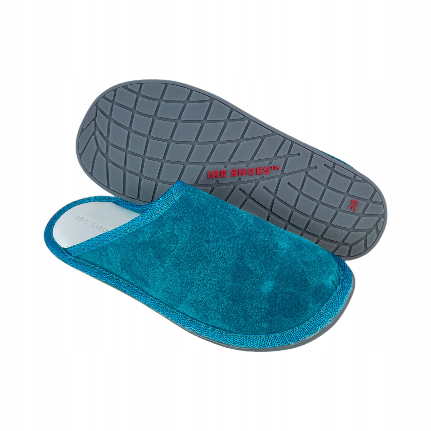 Pantofle kožené sandále na léto Ire Shoes, zakryté pantofle