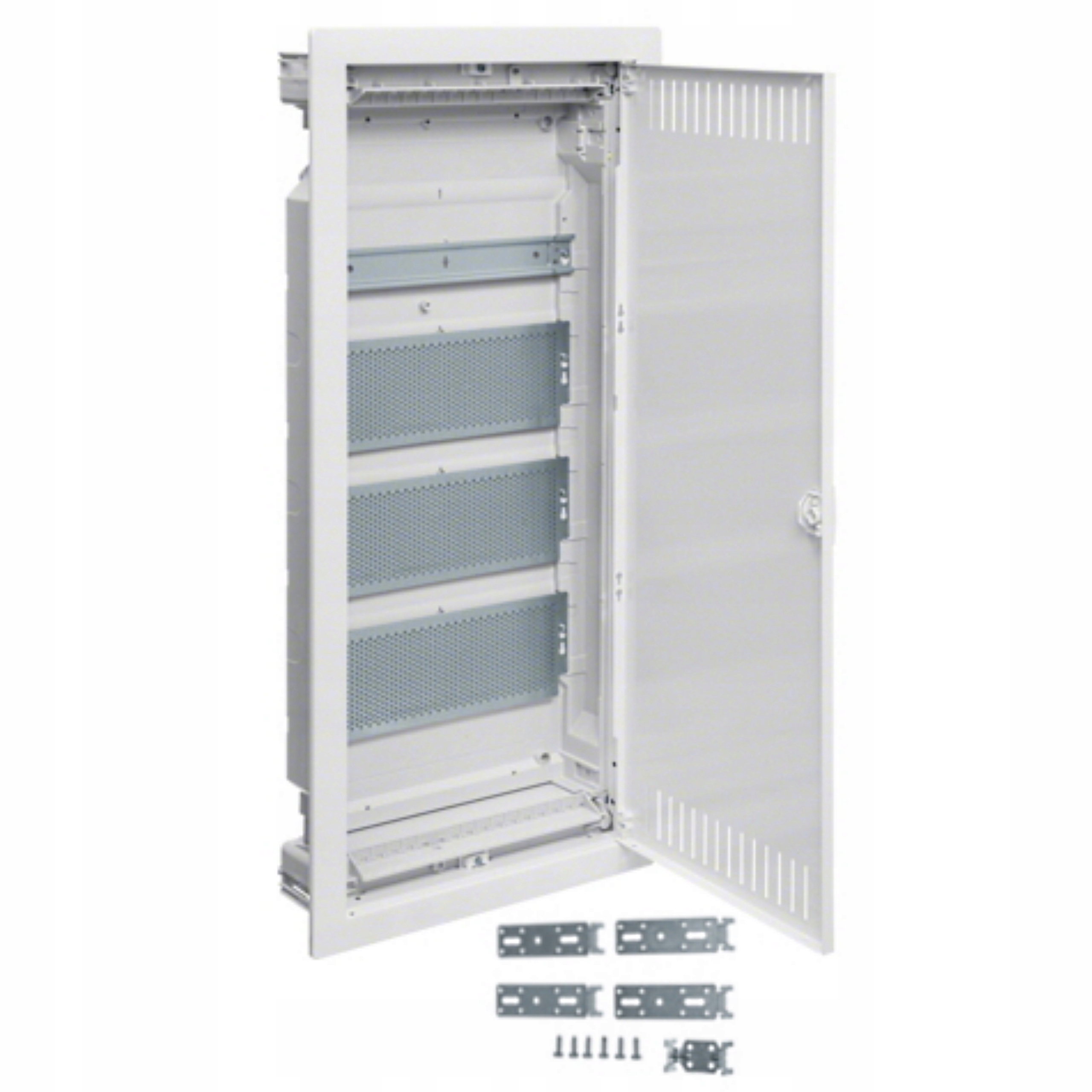 Multimediálna rozvodnica pod omietku doska Hager VDI 4R