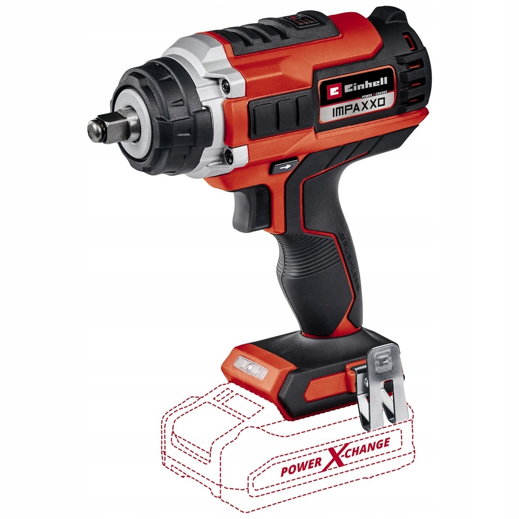 Rázový Uťahovák Einhell Impaxxo 18/450 Solo 18V 450 Nm sada nástavcov zdarma