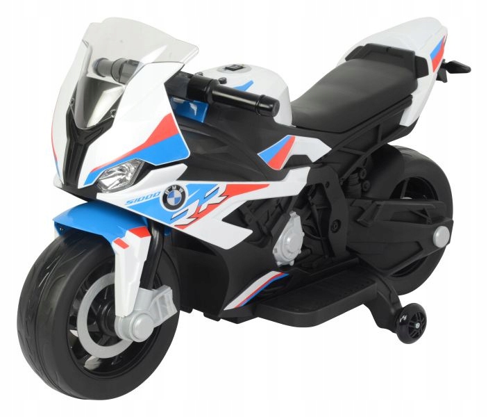 Motor na akumulator dla dziecka Lean Toys Bmw S1000RR 2156 biały 3l+