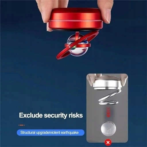 Portable Kinetic Molecular Heater, Portable Kinetic Mini Heater pink red Producent bez marki