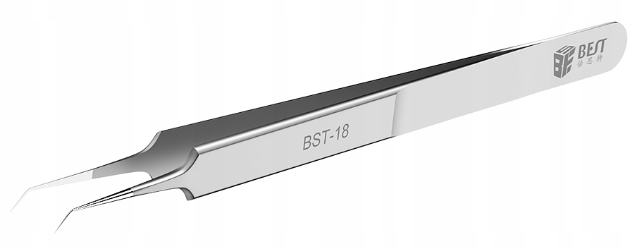 ZESTAW PĘSETA PRECYZYJNA OSTRA PROSTA +ZAGIĘTA 30° Marka Reball