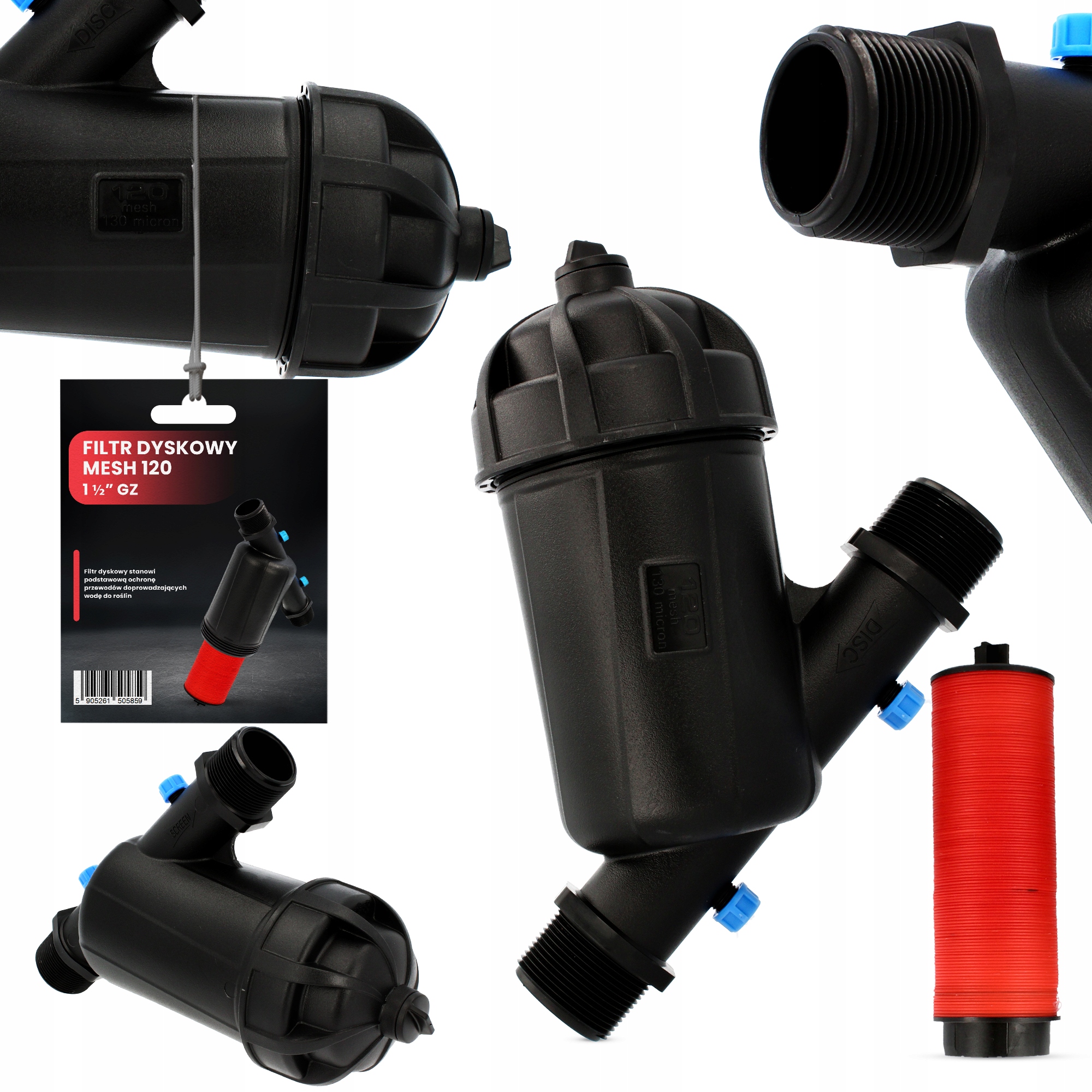 Diskový filtr proti písku Hydroforové čerpadlo 1/2 Gz Du