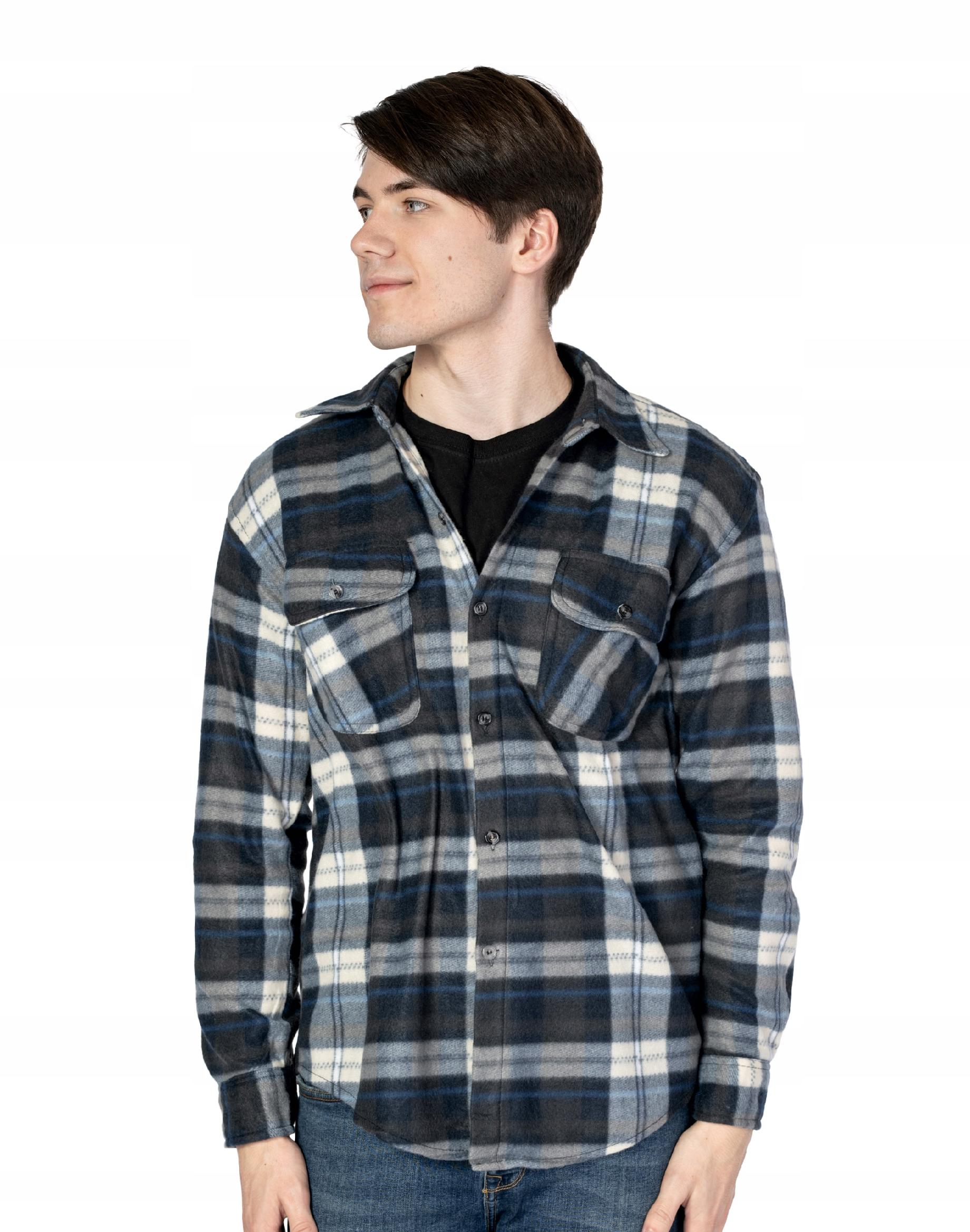 

Ciepła Koszula Polarowa Ocieplana 8014-06 2XL/3XL