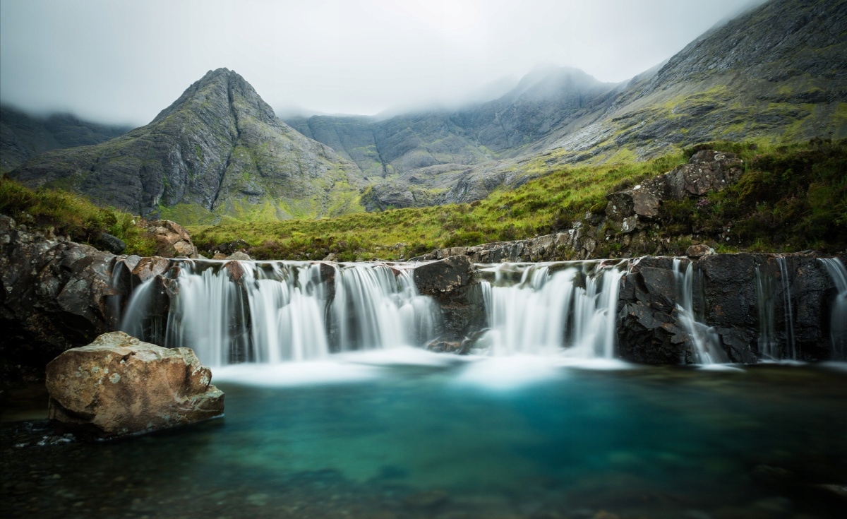 

Fototapeta Flizelinowa Wodospad Szkocja 416x254