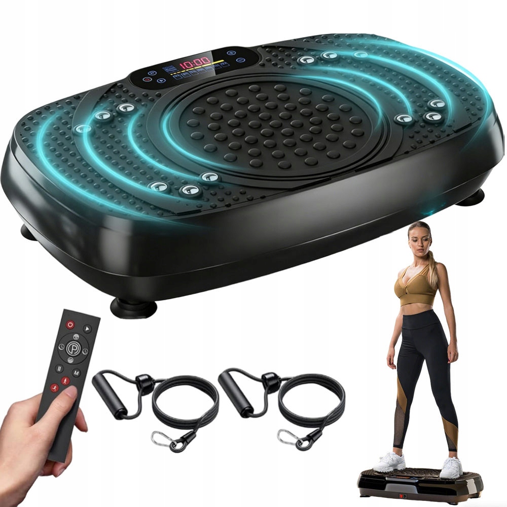 Vibrační Platforma Vibrující Trénink Celého Těla Fitness Masážní Přístroj 200 W