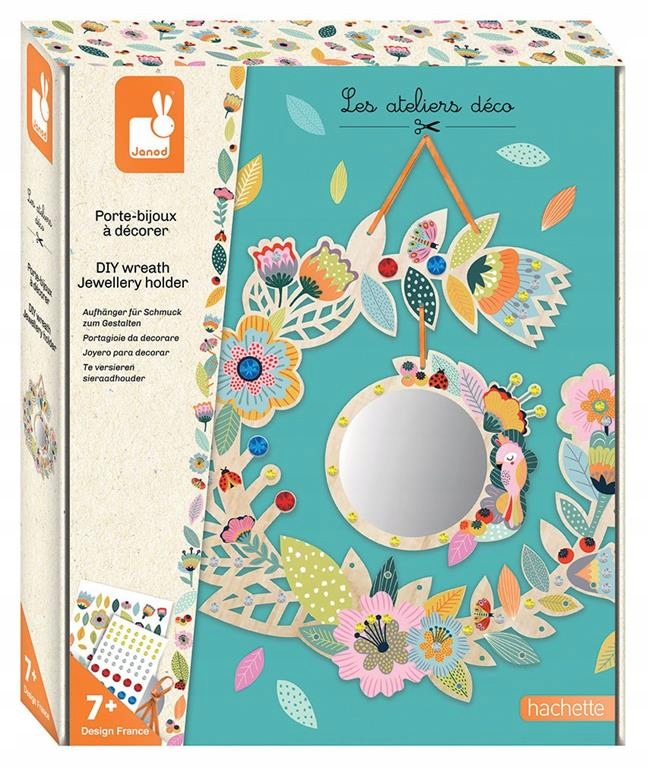 

Wieniec na biżuterę z lusterkiem Janod 7+