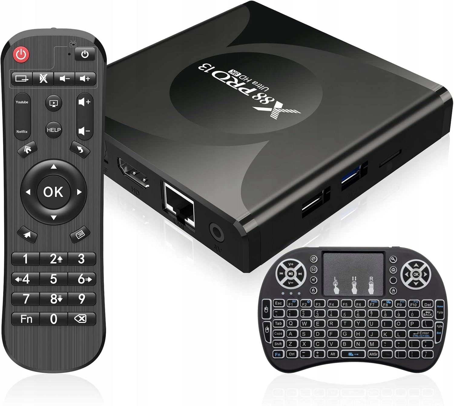 Multimediálny prehrávač Android 13.0 Tv Box X88 Pro 13 4 Gb ATV362