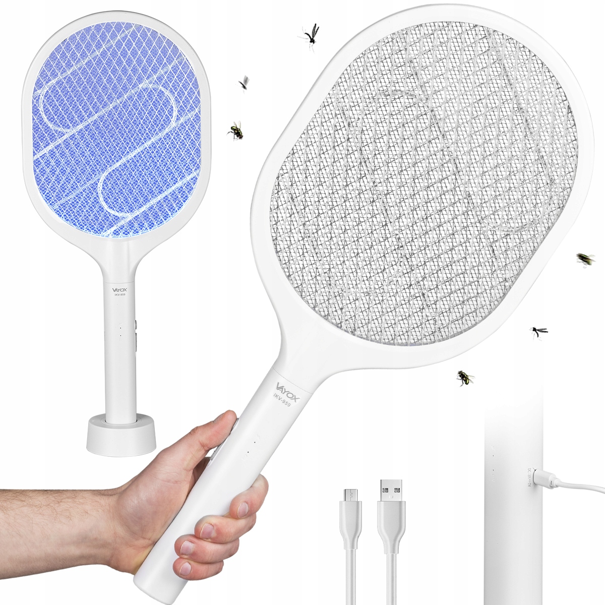 

Łapka Pułapka Owadobójcza Na Komary Lampa Uv Vayox