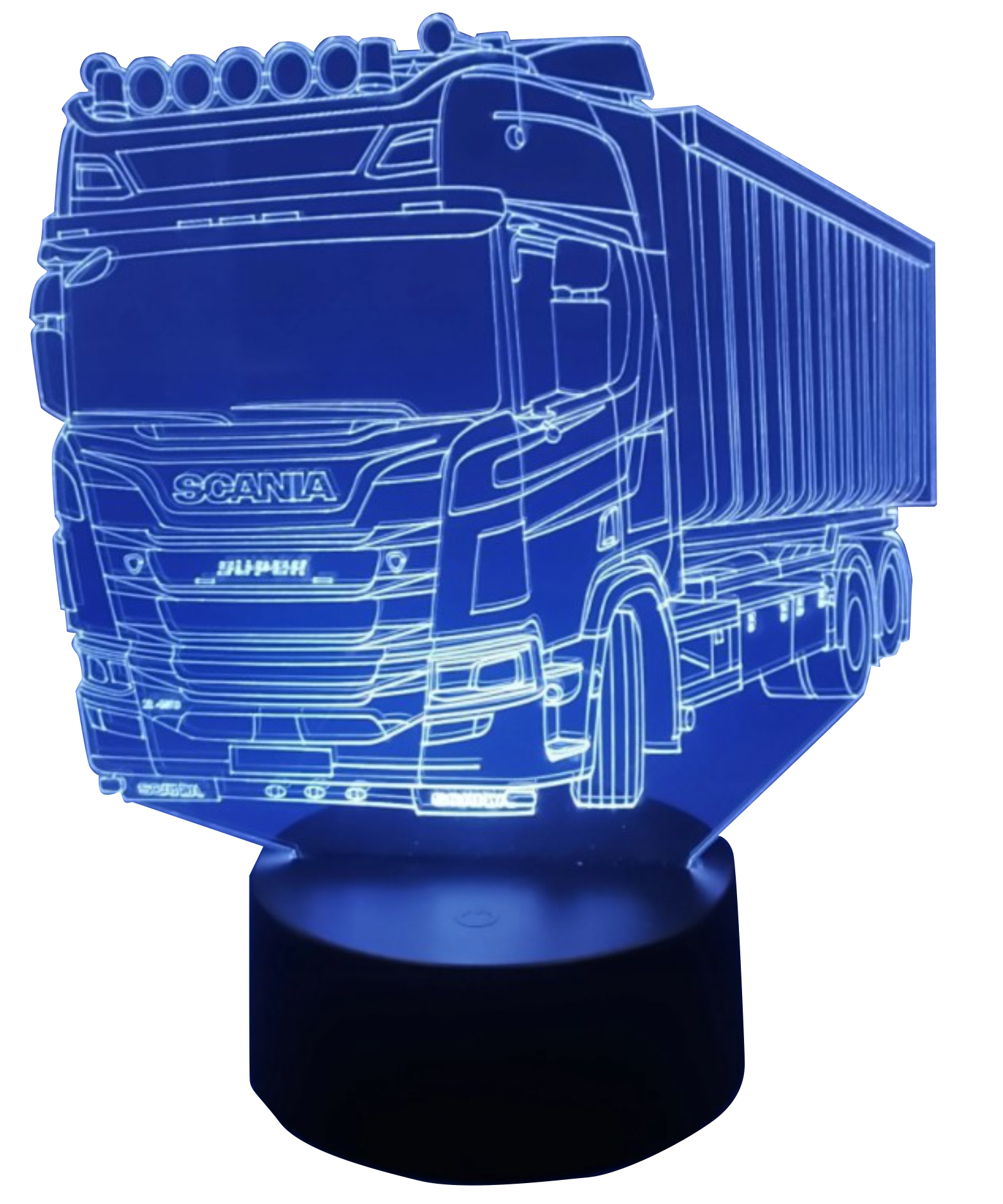 

Lampka Led 3D Gadżet Dla Kierowcy Tira Tir Scania