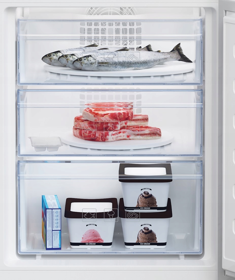 LODÓWKA DO ZABUDOWY BEKO BCHA275K41SN | WYSOKOŚĆ 177,5 CM | LED | 262 L Model BCHA275K41SN