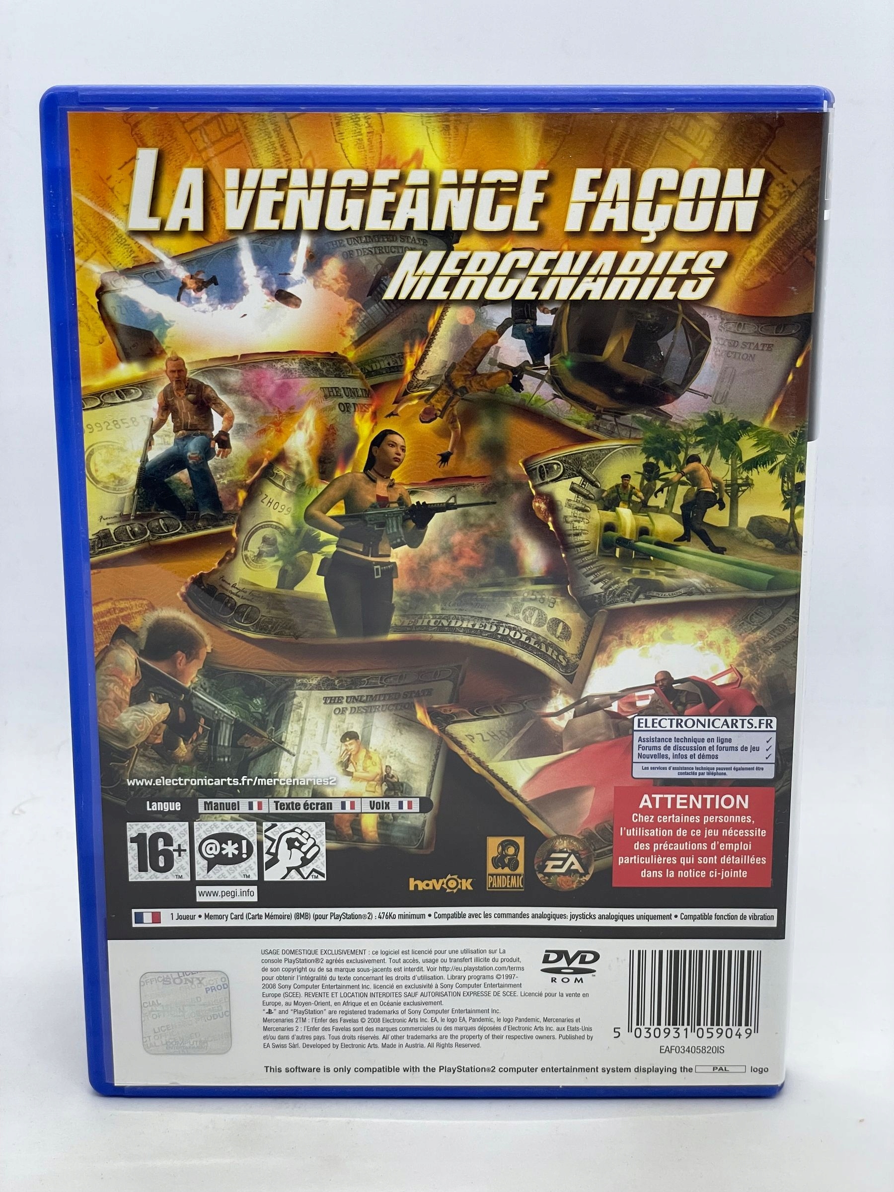 Gra Mercenaries 2 PS2 (FR) Tematyka gry akcji