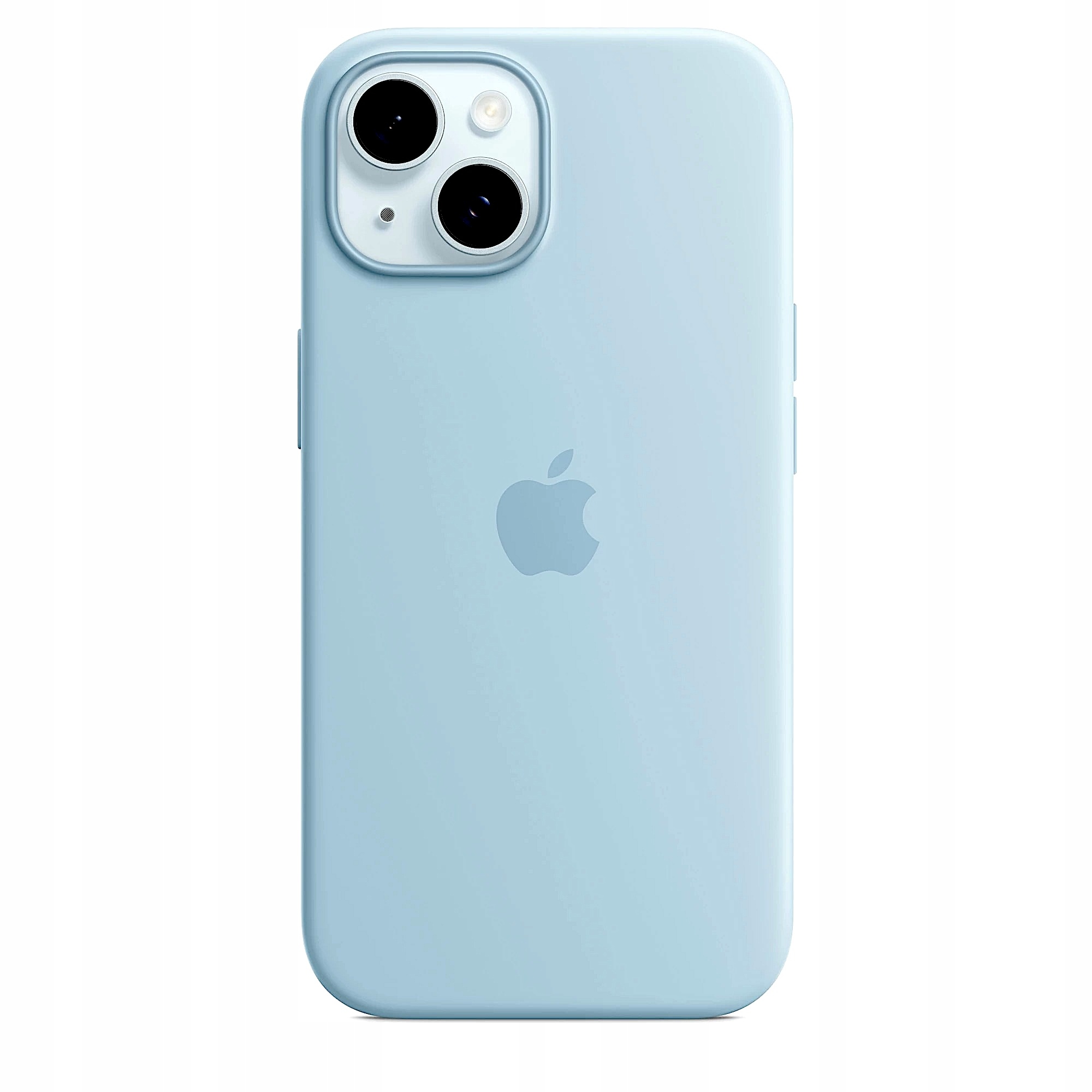 Silikonové pouzdro pro iPhone 15 Světle modrá Zadní Kryt Silicone Case Light Blue