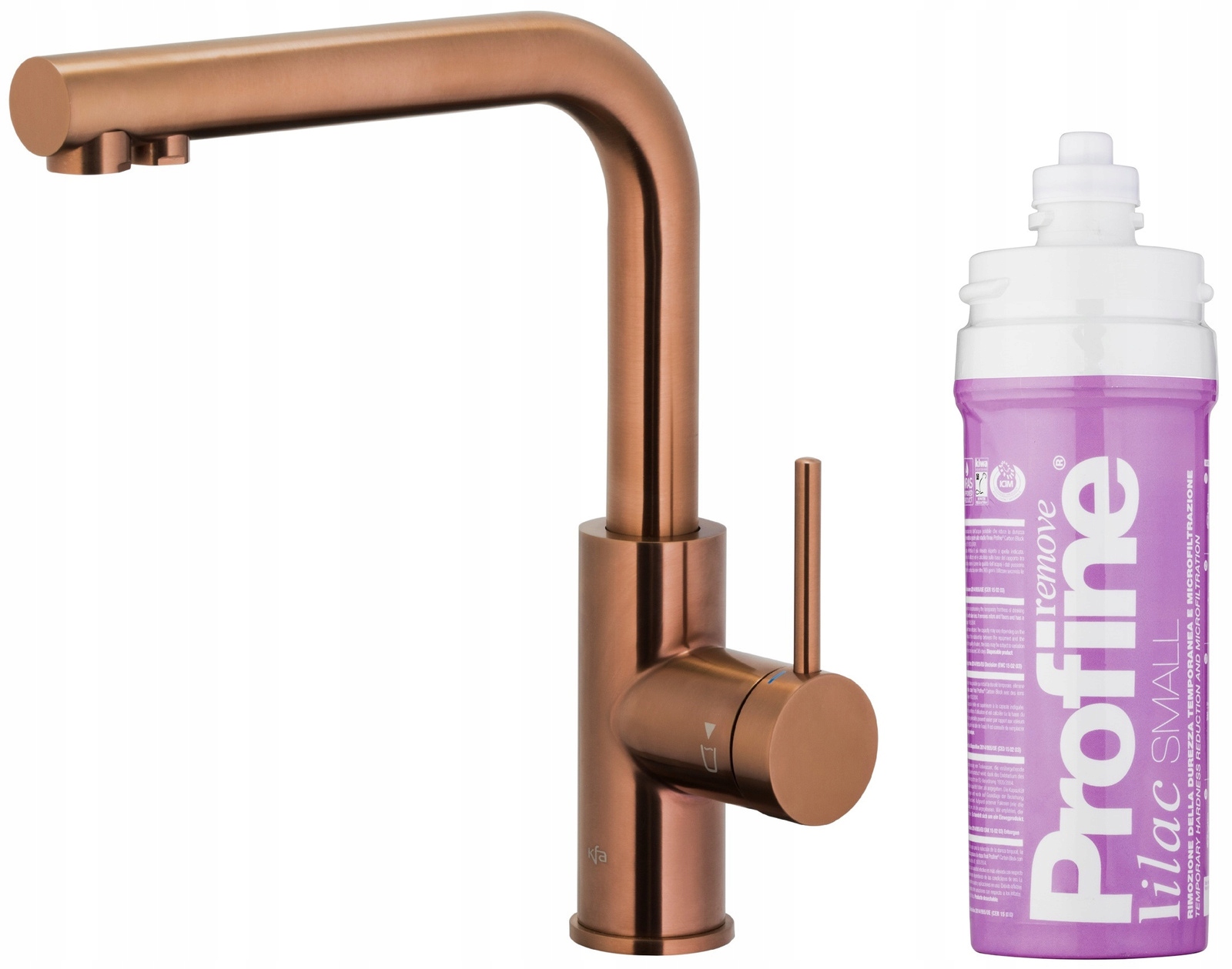 Kfa Kuchynská Batéria Duero Pure Basic Profine Lilac S, Kefová Ružové Zlato