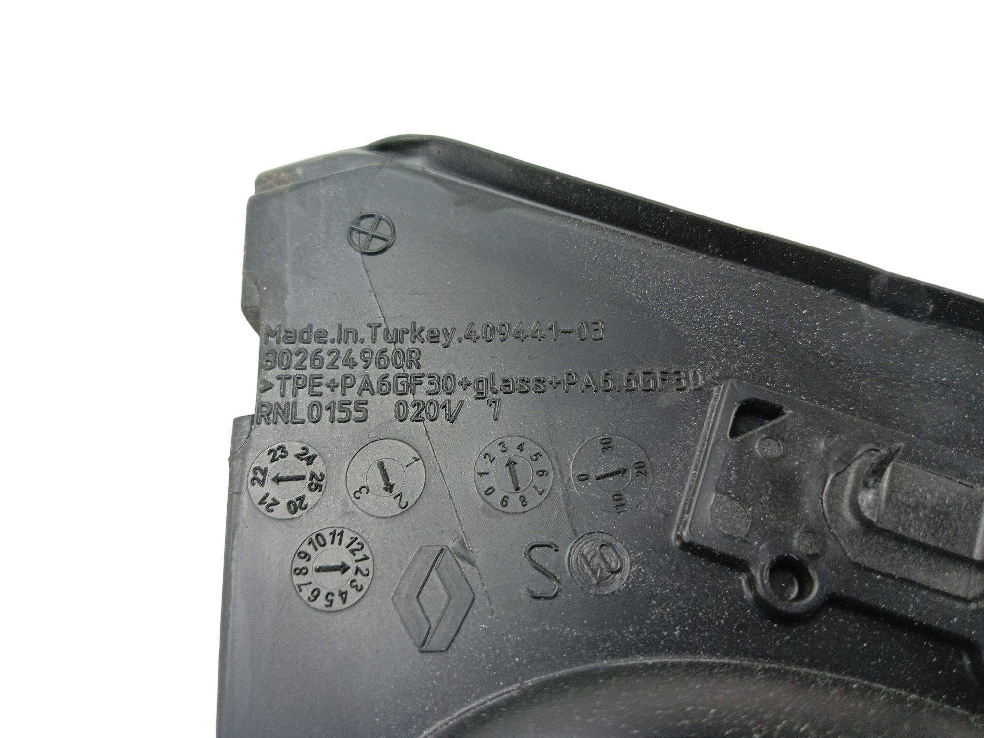 TRÓJKĄT SZYBA DRZWI PRAWY PRZÓD RENAULT CLIO V 5 (2019-2023) 802624960R Producent części Renault