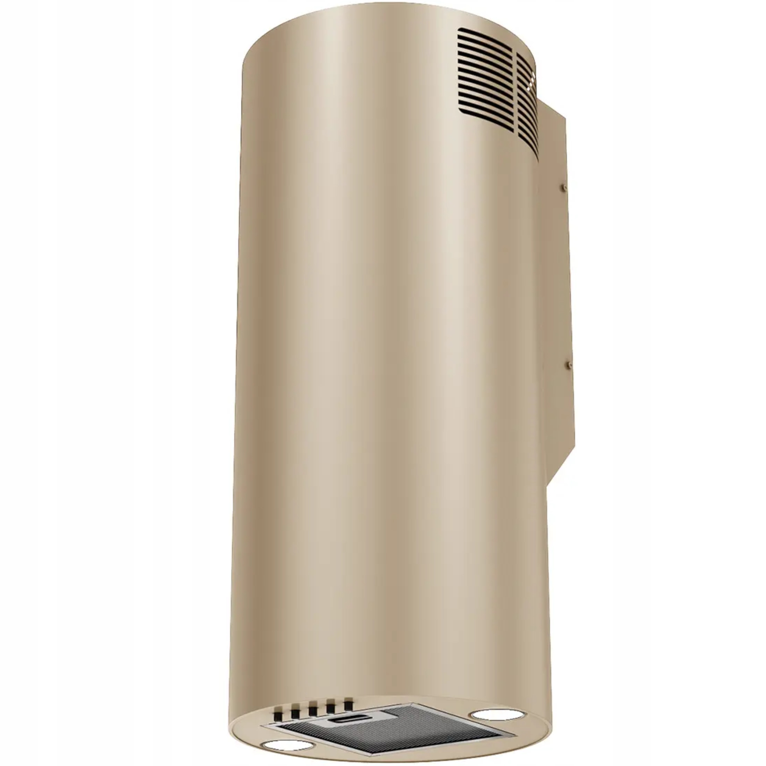 Okap kuchenny kominowy ścienny Maan Elba Wpb 731 Złoty piaskowy Led Wydajny