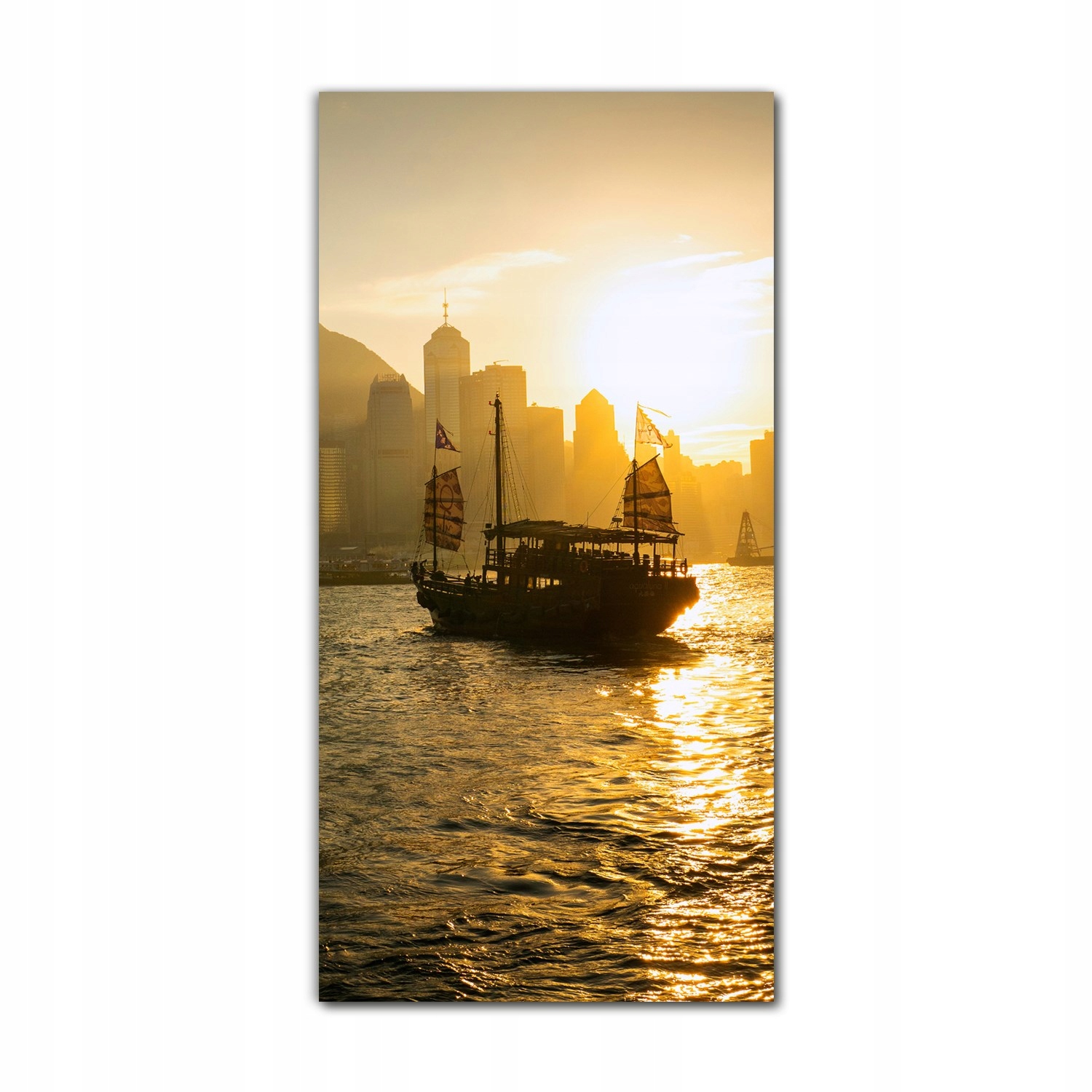 

Foto-obraz na szkle nowoczesny 70x140 Okręt port