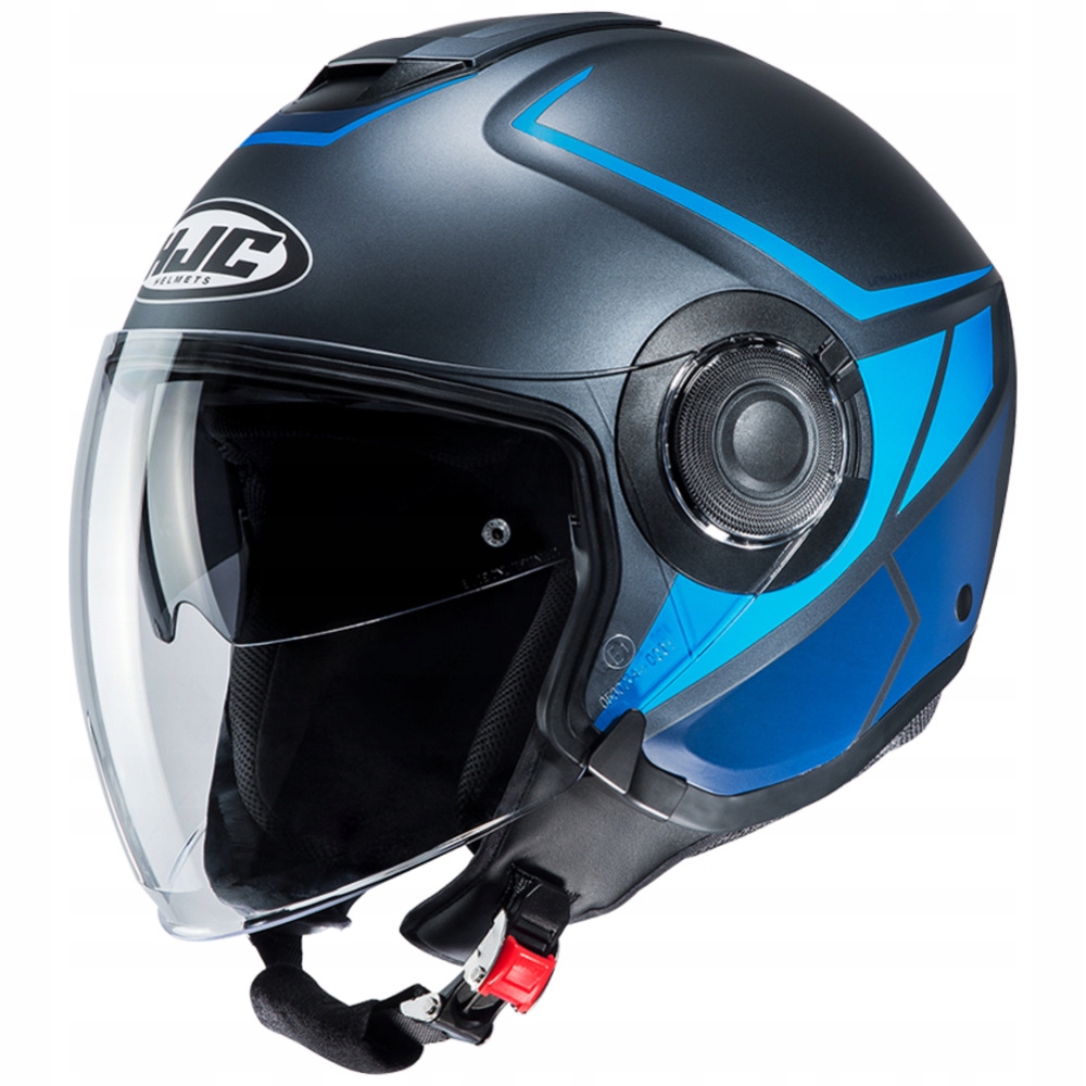 Kask HJC i40 Camet Niebieski Mat Skuter Blenda XXL