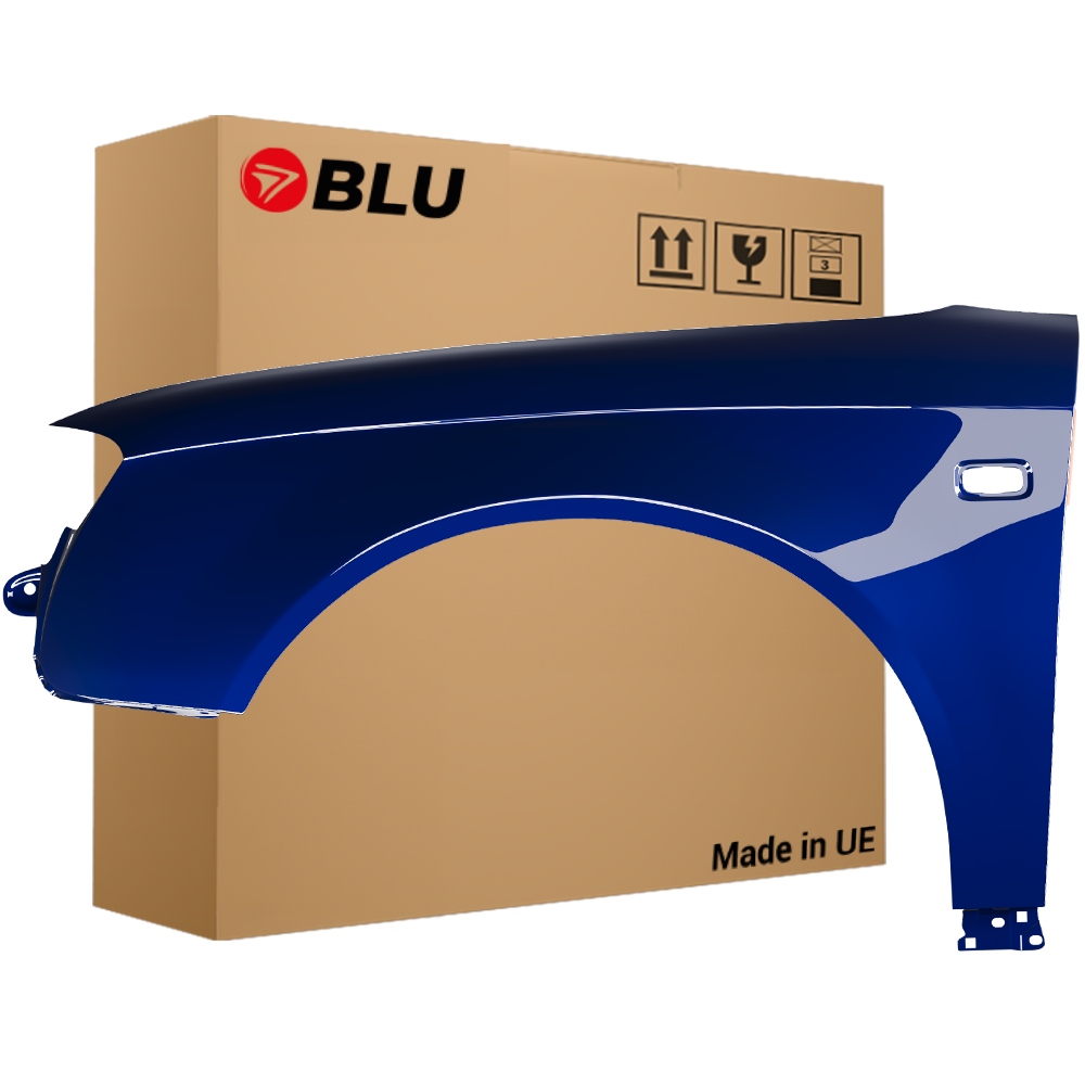 Blu Blatník Audi A4 B7 LY5K levý modrý 04-08 přední Pozink BrilliantBlau