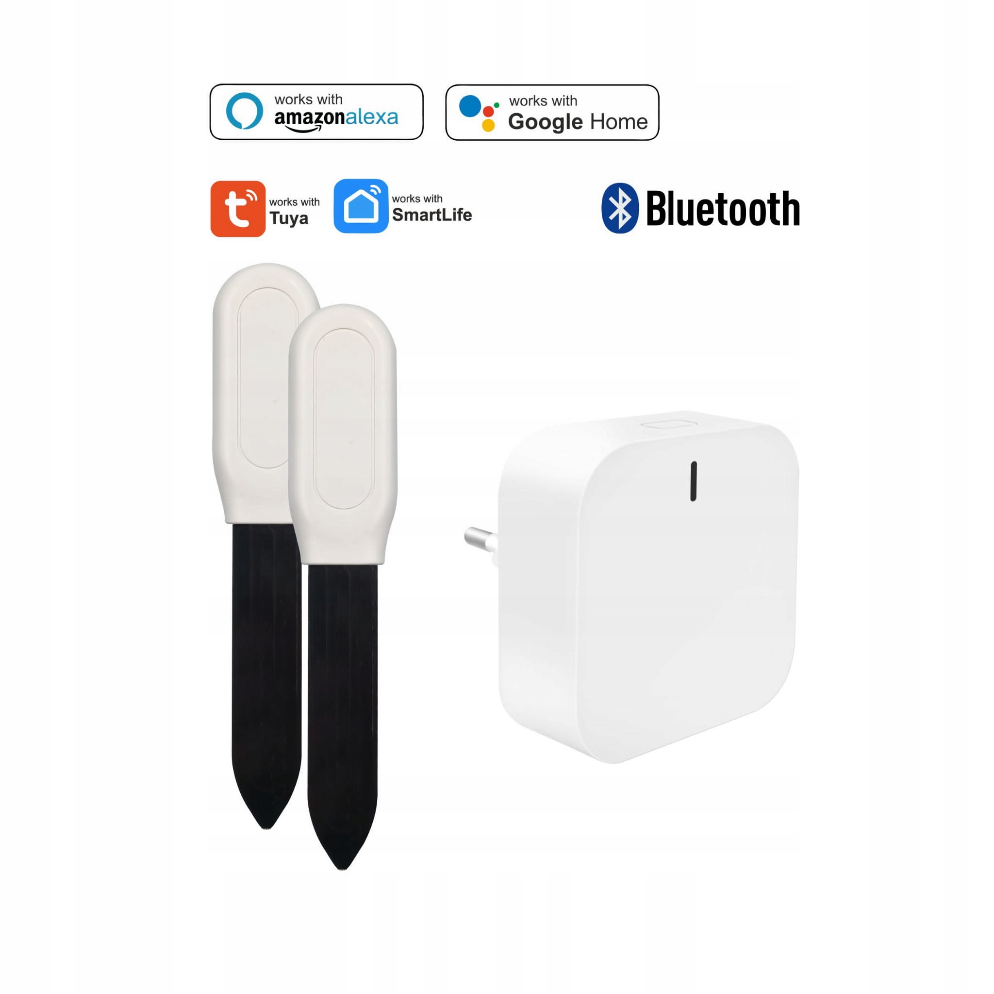 Sada dvoch snímačov vlhkosti pôdy Multi-mode brána Tuya Bluetooth