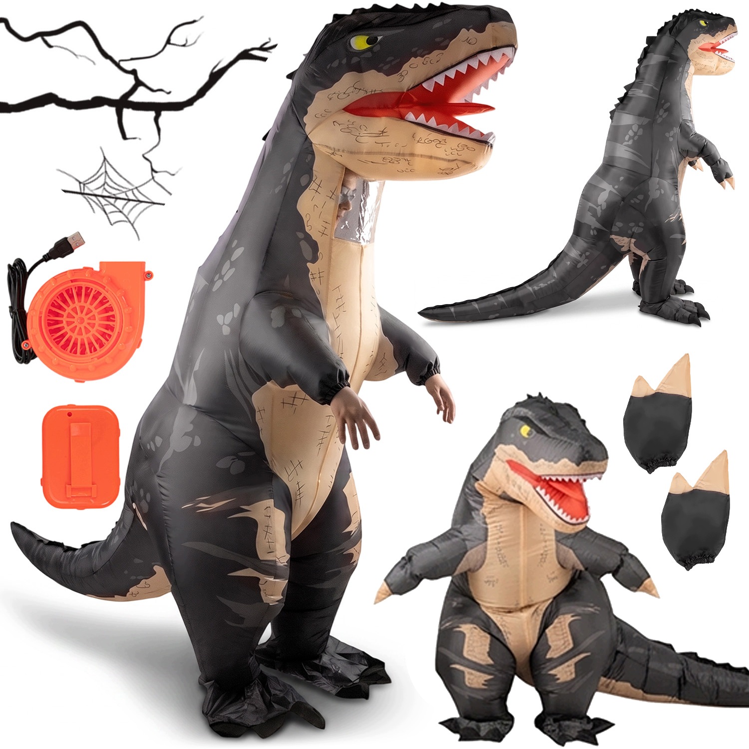 Kostým Dinosaurus T-rex Převlek Na Halloween Cosplay