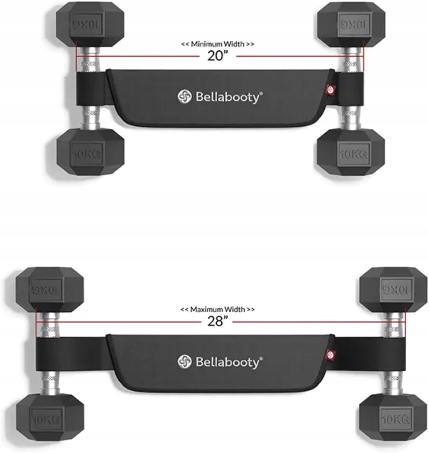 Kulturistický Pás zátěžový pás na boky Bellabooty Univerzální na činky