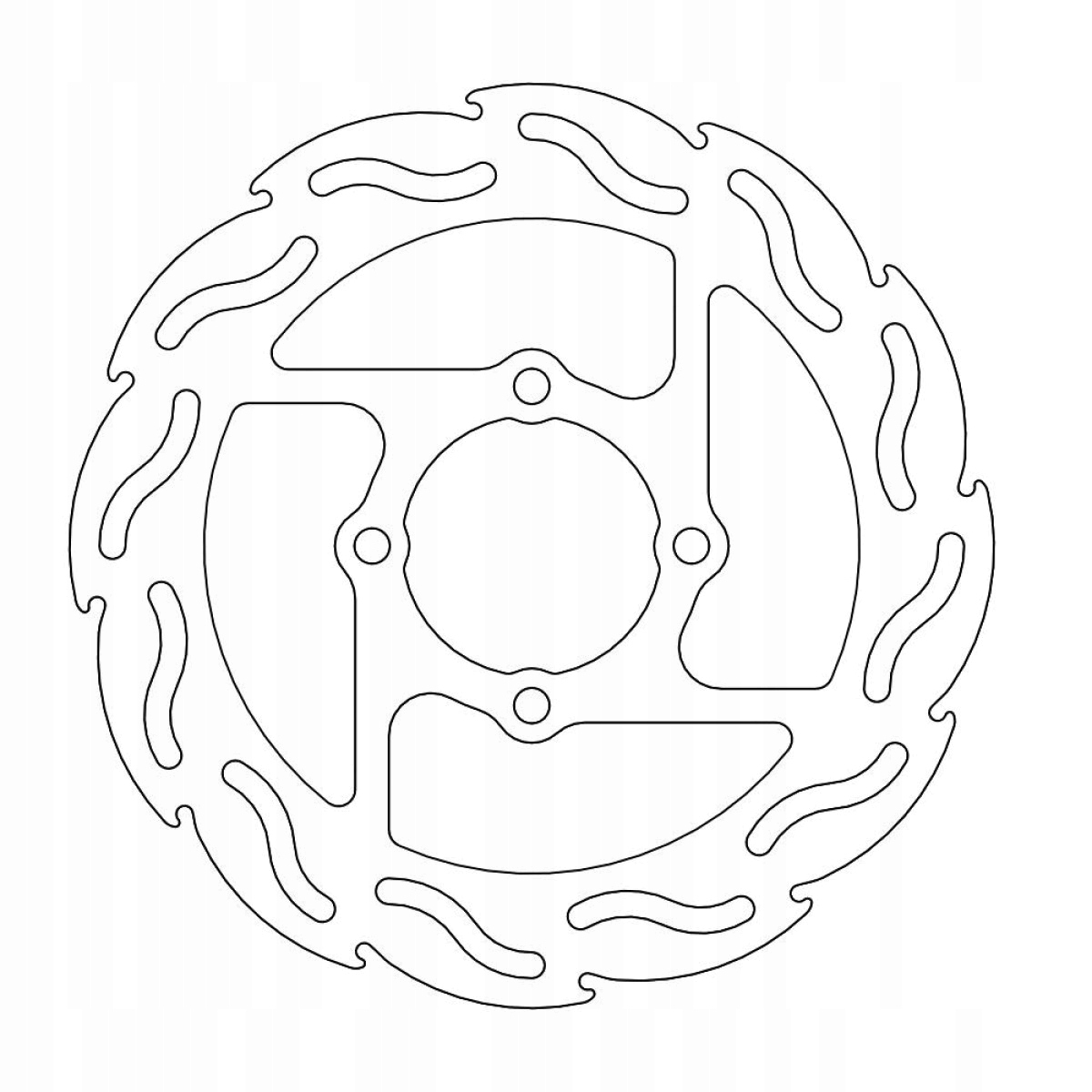 TARCZA HAMULCOWA ATV/UTV YAMAHA YFM/YFS/YFZ '87-06