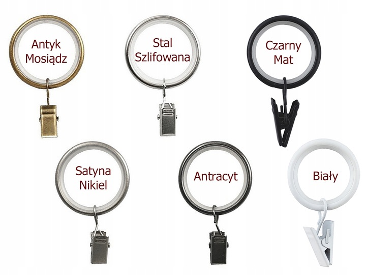 KARNISZ pojedynczy 19mm / 400 cm LUXURY CICHE KÓŁKA wzory 6 KOLORÓW wybór Marka Decorative