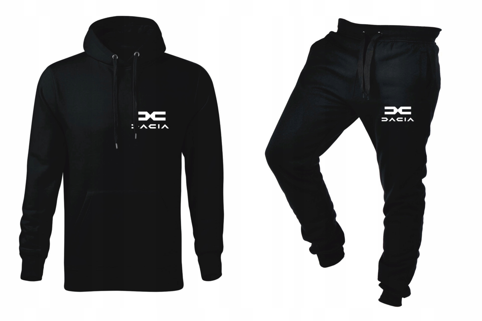 Tepláková Souprava Teplákovka Dacia Mikina Kalhoty Černá L