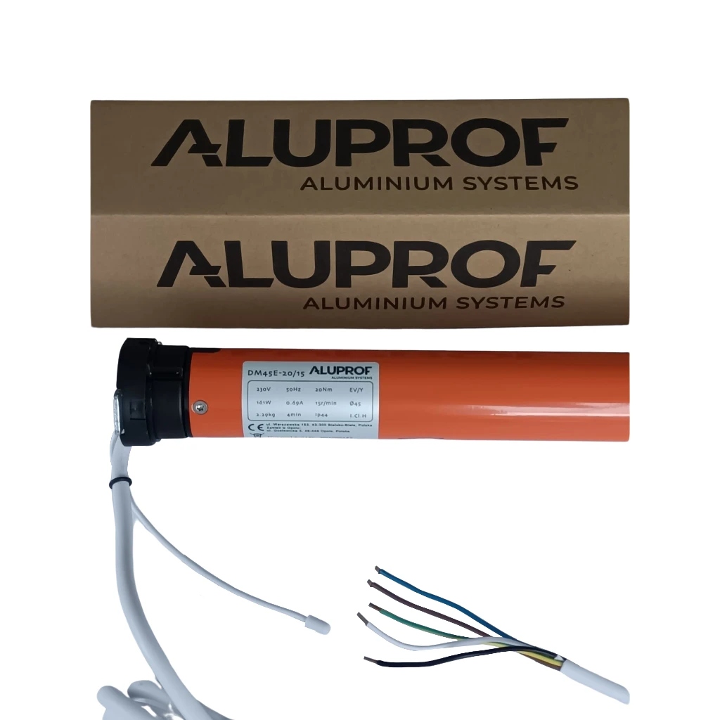 Motor aluprof DM45E 20/15 rádio detekce elektronické koncovky trubka Ø60