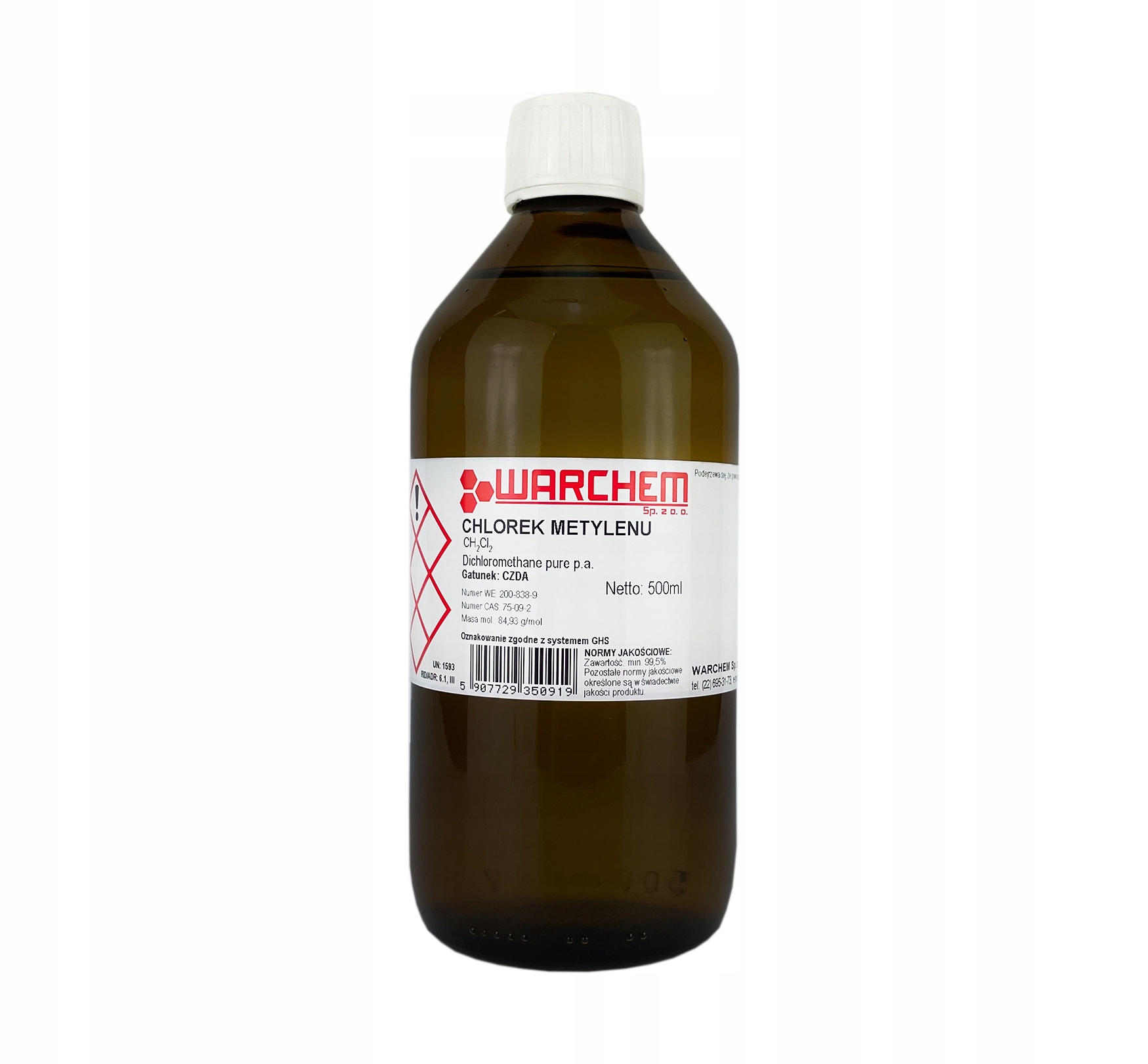 

Chlorek Metylenu (dichlorometan) Czda 500ml