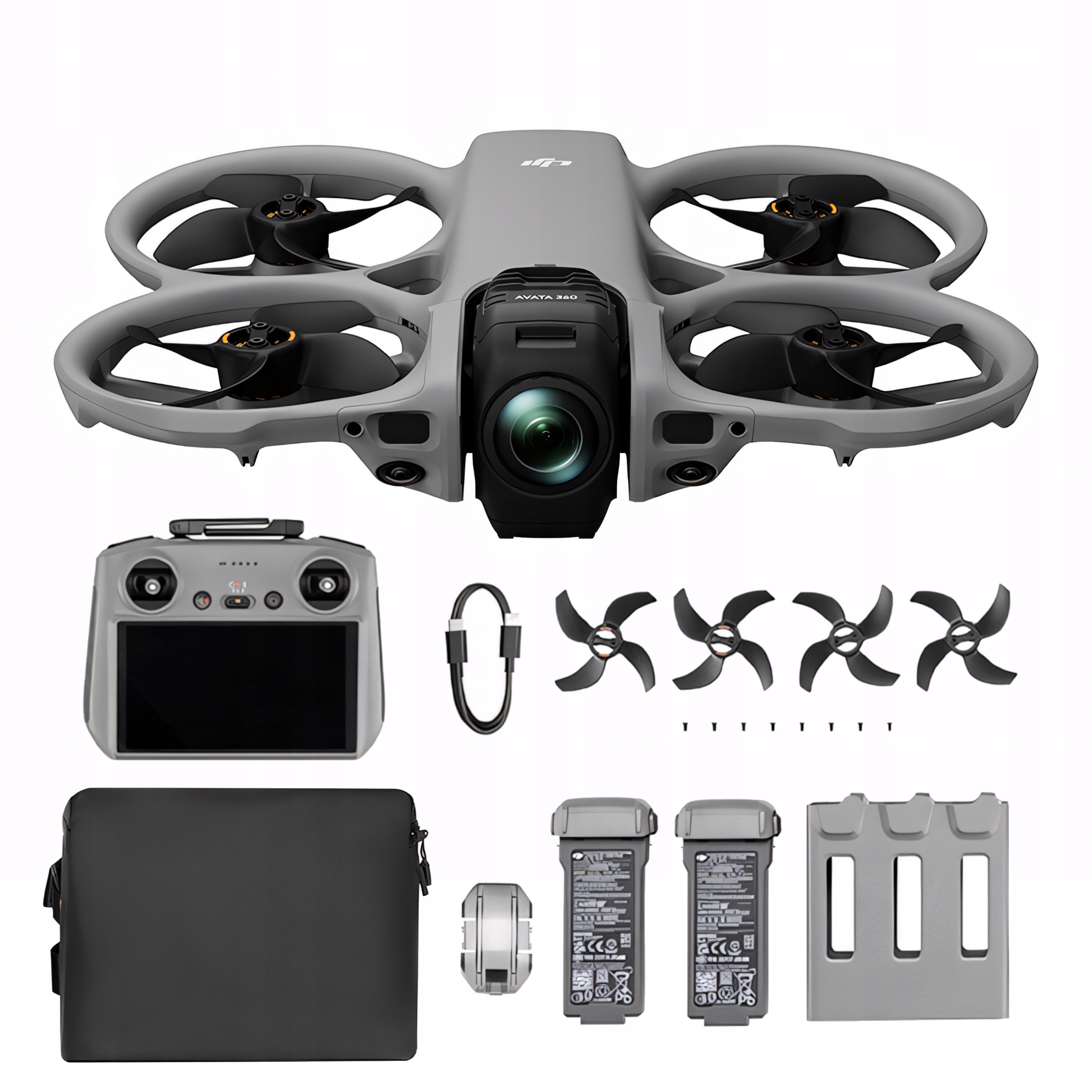 Dron Dji Avata 360 Fly More Combo RC2 Kamera 8K 60FPS Hdr 120MP Cmos 1"