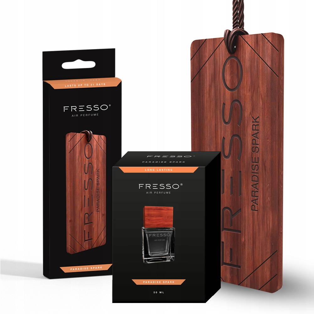 FRESSO Paradise Spark 50ml PERFUMY + ZAWIESZKA!