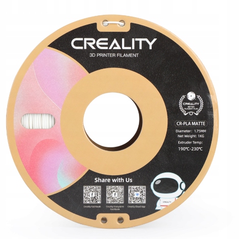 ОРИГІНАЛЬНА CREALITY FILAMENT PLA WHITE MATTE EAN (GTIN) 5908233676298