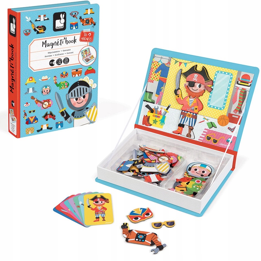 

Kostiumy Chłopiec Magnetibook Janod układanka