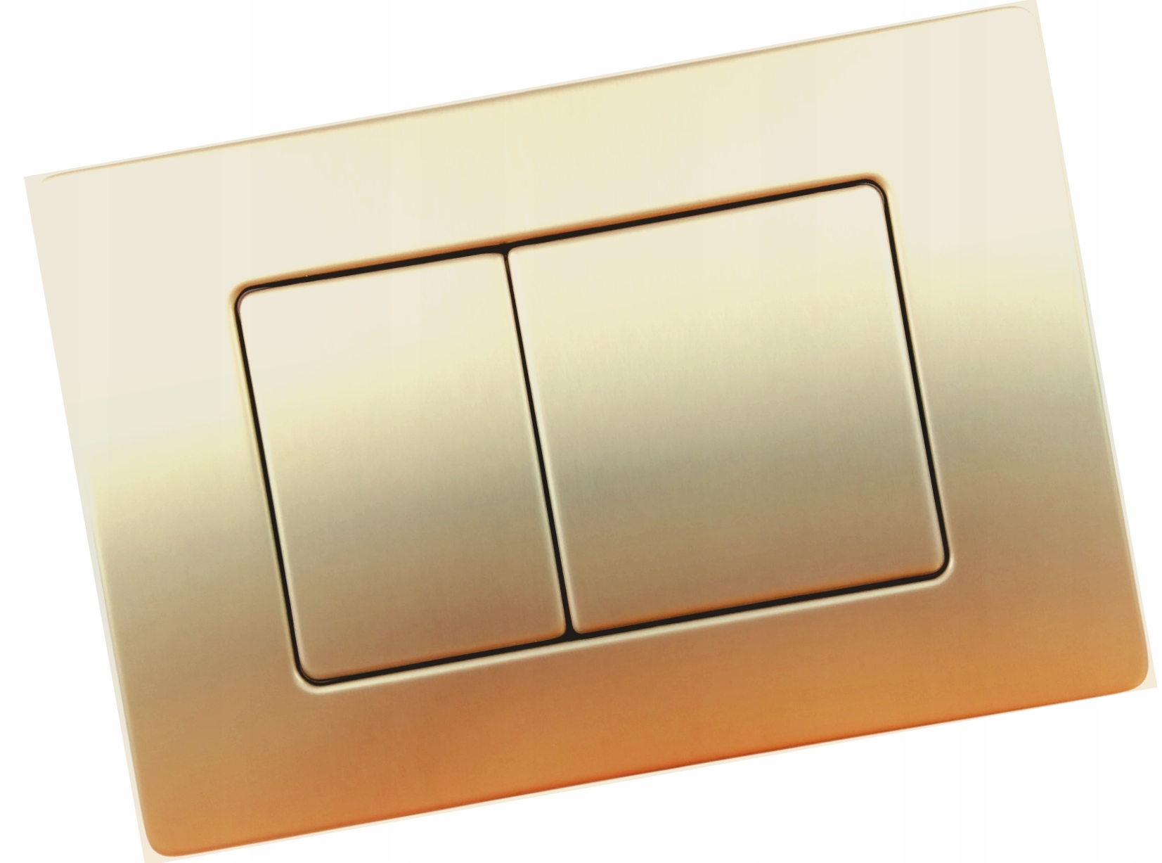 Splachovací tlačítko A7 nerezová ocel zlaté pro Wc rám Kolo Technic Gt