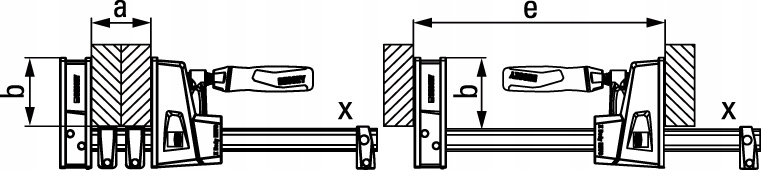 2 x zacisk równoległy Bessey REVO KRE 300/95 Marka Bessey