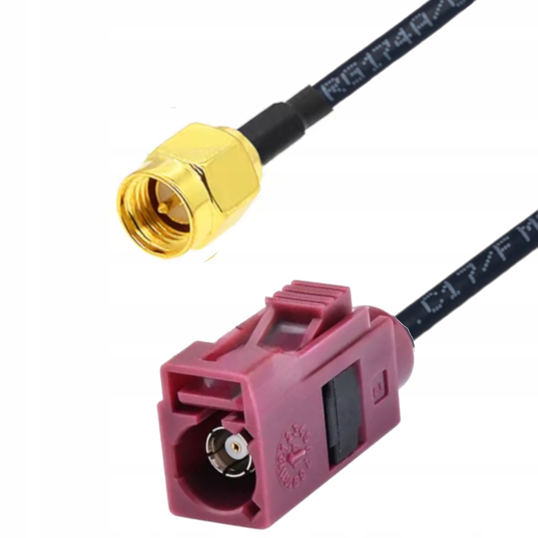 Pigtail Fakra D gniazdo Sma wtyk RG174 5m