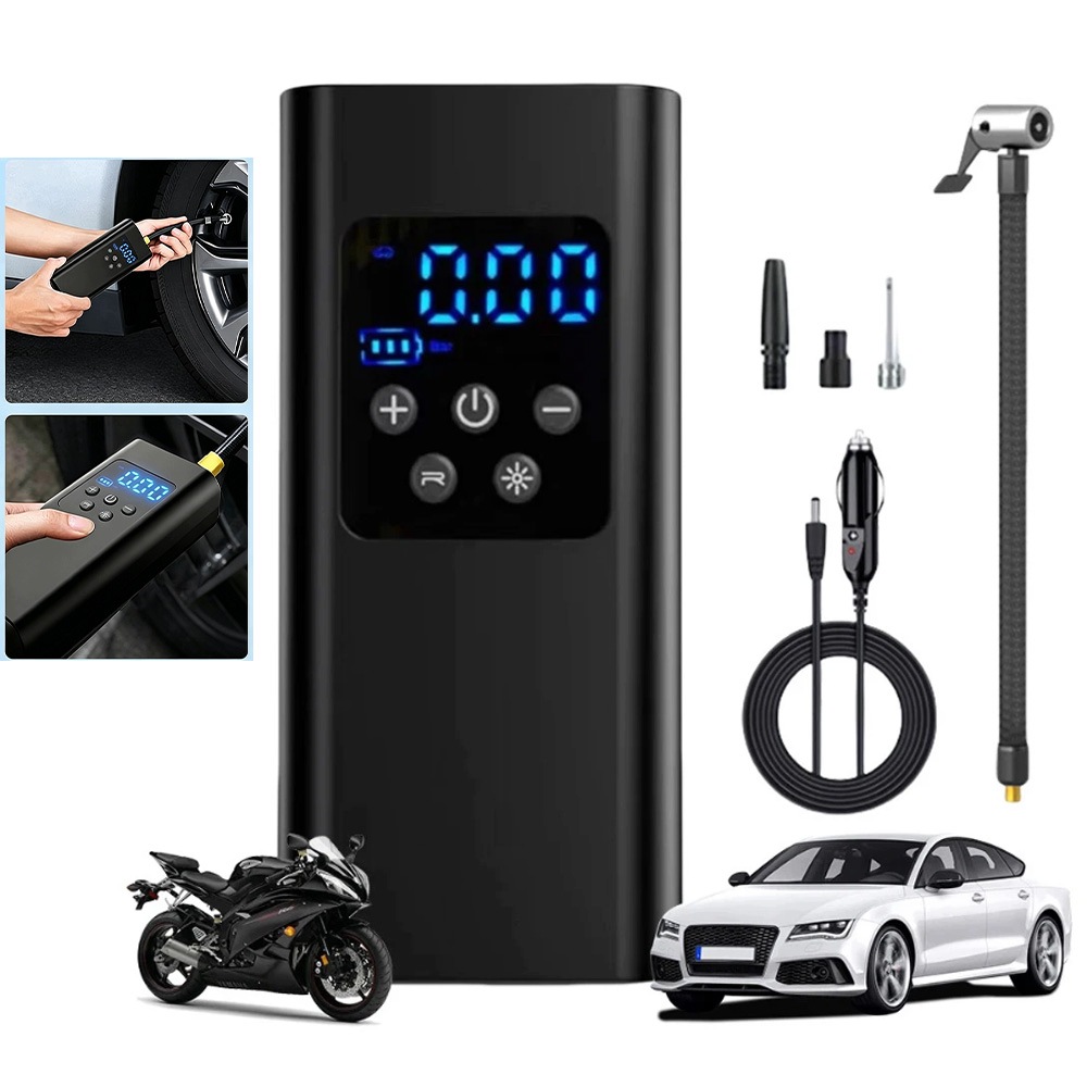 Přenosná Elektrická Pumpa 2000 Mah S Inteligentním Displejem