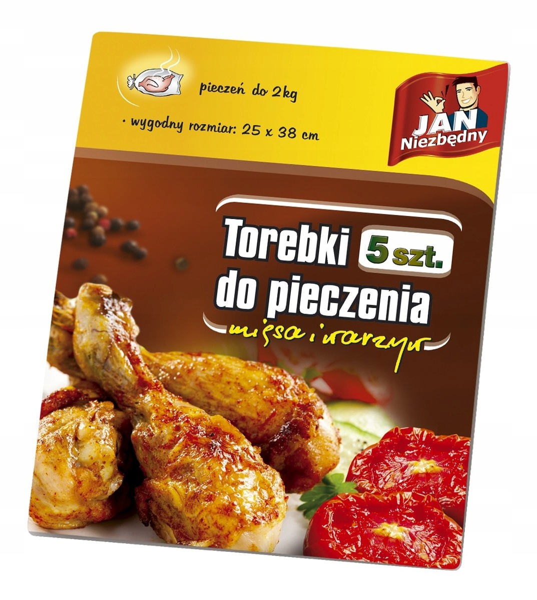 Jan Niezbędny Torebki do pieczenia 25×38 cm 5szt