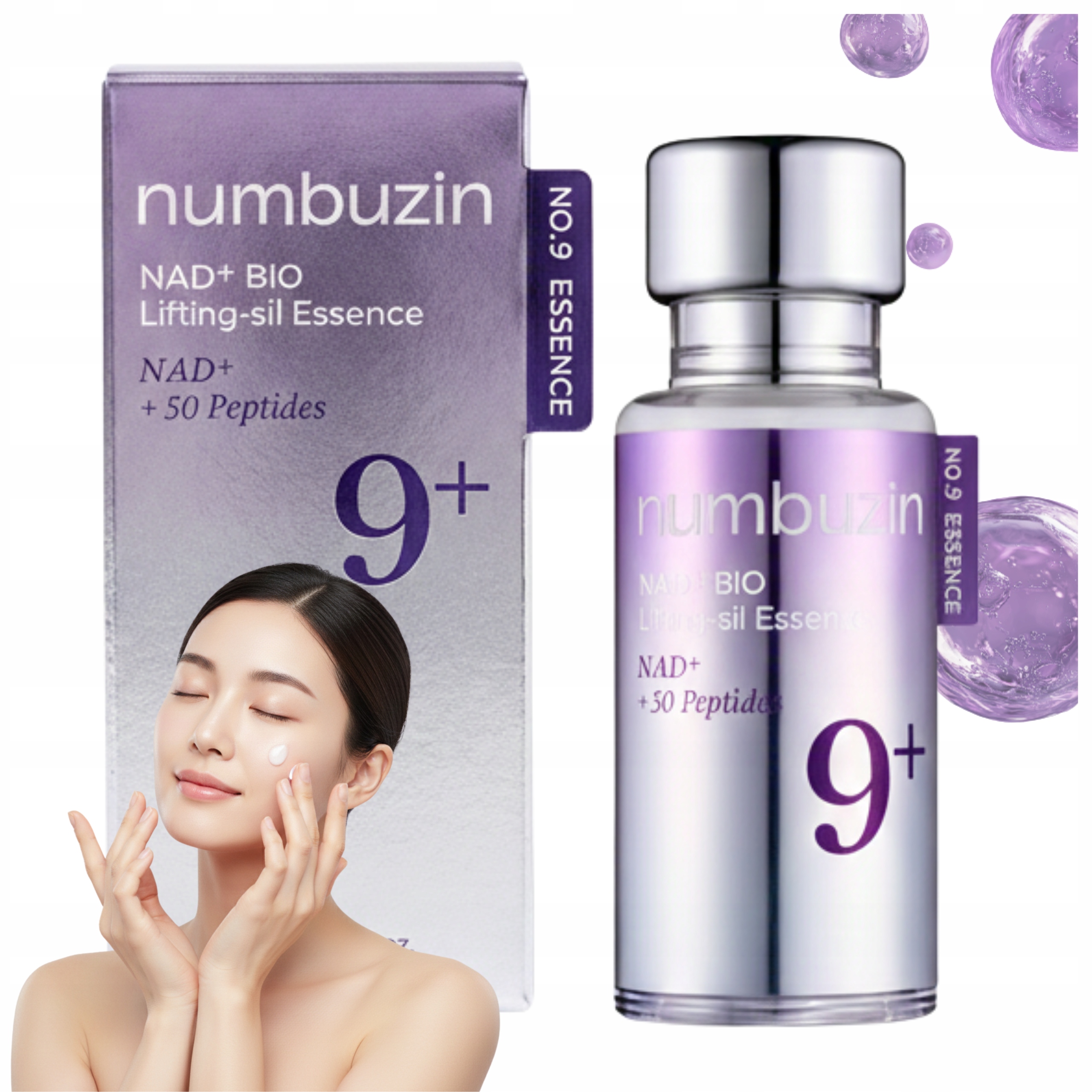 Liftingová esence na obličej anti-age Vyhlazuje Numbuzin No.9 Nad Bio 30 ml