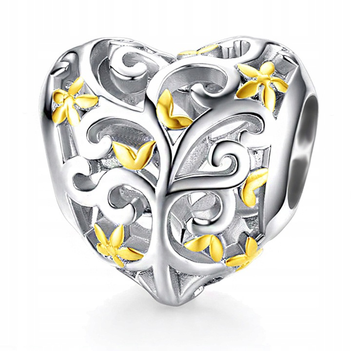 

Charms Serce Dla Mamy , Srebro S925 Do Pandory