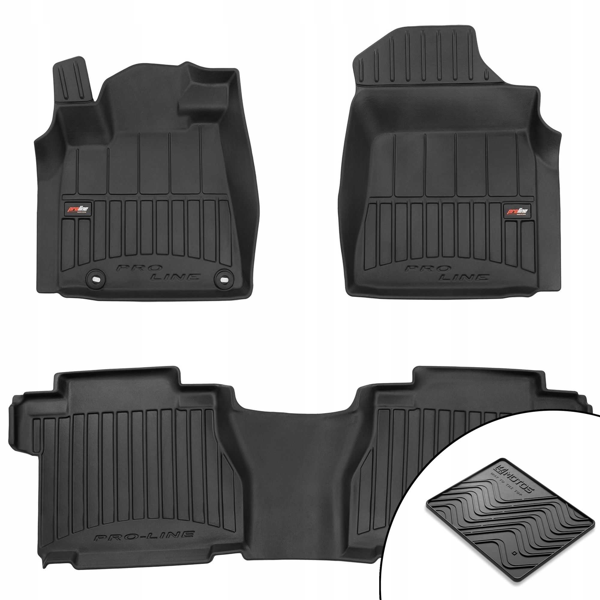 3D gumové koberce Toyota Tundra 2010-2015 rohož bonus